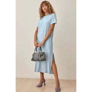 Reformation Kassia Dress in Mineral